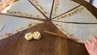 😱BAKLAVAYI NEDEN DAHA ÖNCE BU ŞEKİLDE YAPMADIM👍KIYIR KIYIR BAYRAM BAKLAVASI👌
