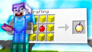 I crafted a GOD APPLE in Skywars!