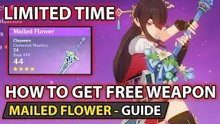 Genshin Impact - How To Free 4 Star Weapon Mailed Flower - Guide  - Windblume's Breath Event