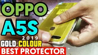 Oppo A5s Back Glass Protector | Gold Colour | You NEED to try! ✅