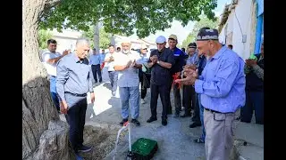 Nurota tumani Dehibaland MFY aholisi toza ichimlik suvi bilan ta'minlandi