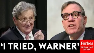Senate Hearing Breaks Out Into Laugher After Remark From John Kennedy To Mark Warner