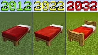 minecraft in 2012 vs 2022 vs 2032