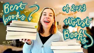 my BEST and WORST BOOKS of 2023!!! 😩❤️📚 booktube faves, sh*t romances & more