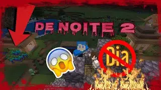 Minecraft, mas está de NOITE #2
