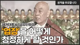 [추모특집] 혜거대종사 