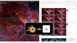 Animate a Blender Nebula with Midjourney Video