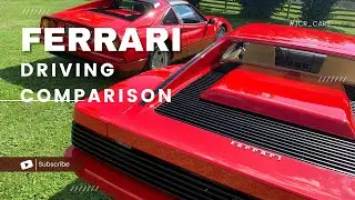 Ferrari Testarossa vs 328: The Ultimate 80s Supercar Showdown #ferrari #testarossa #ferrari328