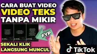THE FASTEST WAY TO CREATE TEXT VIDEOS WITHOUT THINKING ABOUT WORDS ✅ FOR TIKTOK, YOUTUBE SHORT, R...