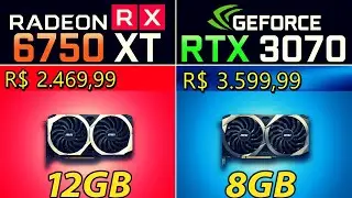 RTX 3070 OU RX 6750XT E QUAL FONTE COMPRAR PARA ELAS