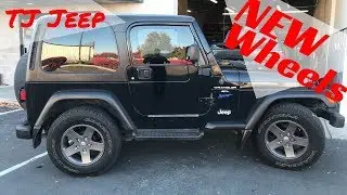New Wheels On The Jeep Wrangler!!! WOW What A Difference!