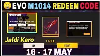 Free Fire Redeem Code Today | Evo M1014 Skin Redeem Code | Scorpio Shatter M1014 Skin Redeem Code |