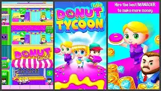 Idle Donut Tycoon (Gameplay Android)