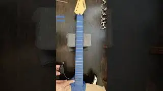 Guitar Fret Level #guitar #luthier #guitarist #electricguitar