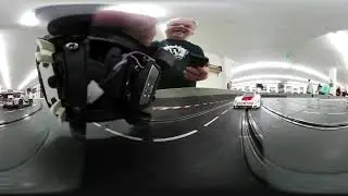 Streckenbesichtigung in der Slotcararena - Hell Race (48 m) - 360-Grad-Video