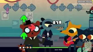 Night in the Woods Mod!! [HARD MODE] | Friday Night Funkin' [ONE HANDED]