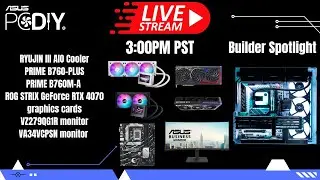PCDIY Show #87 - RYUIN III AIO cooler, ROG STRIX RTX 4070, new MB & monitors, PC builds & more!