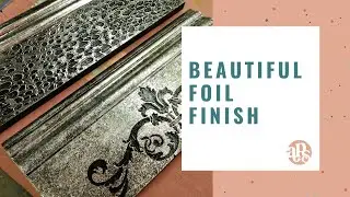 Creating an Accent Wall: A Beautiful Foil Finish