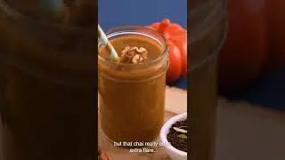Pumpkin Chai Breakfast Smoothie! 