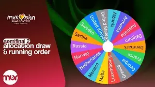 MVRvision 2022: Semifinal 2 - Allocation Draw & Running Order