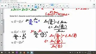 Calculus I Log Practice Lab #2