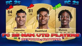 FC 25 Man Utd Players Official Ratings