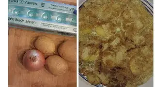 Pommes de Terre aux oeufs (potatoes with eggs)