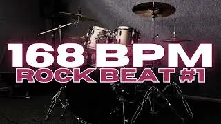 168 BPM - Rock Drum Beat - Loop 1