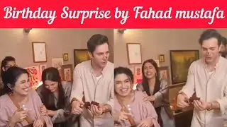Emad irfani birthday surprise by fahad mustafa//Emad irfani birthday