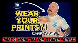 How to 3D Print on a T-Shirt - Part 2: Cleaner Results with These Two Easy Fixes