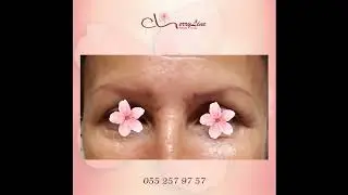 Permanent eyebrows tattoo