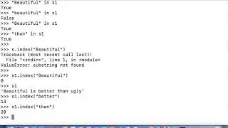 Python string search and index