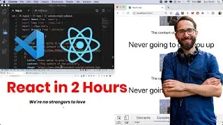 Learn React with Hooks By Building Projects - React Hooks and APIs - Free 2 hour intro to React.js