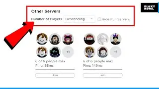 New Server Sorting Filters 🎮 | Roblox