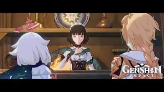 Genshin Impact 3.0 (Sumeru) Cutscene: Meeting katheryne in Sumeru.