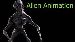 Alien - Animation and Rotation