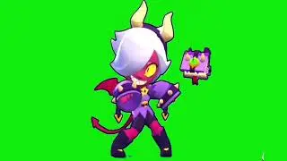 Trixie Colette Green Screen For Brawl Stars