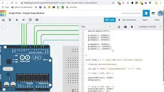 Knight Rider with Array and For Loop