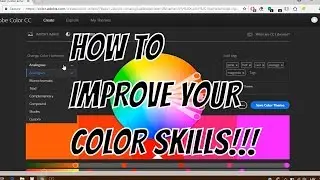 Beggining of graphic designer! How to improve your color skills!!! COLOR WHEEL!!!