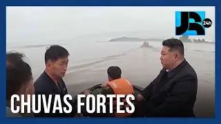 Chuvas causam inundações e mortes na Coreia do Norte