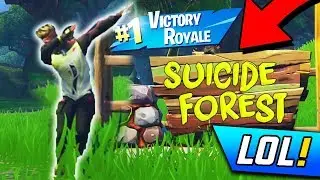 LOGAN PAUL SUICIDE FOREST IN FORTNITE! (Fortnite Battle Royale Reenactment Meme)