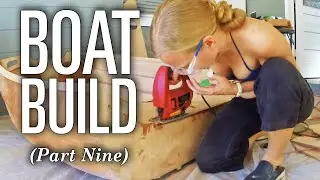 Emily Builds a Sailboat - FANCY DAGGERBOARD - CLC Eastport Nesting Pram (Ep 9)