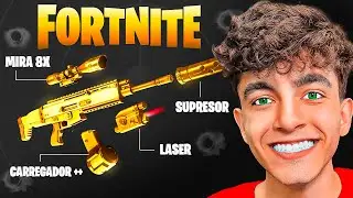 JOGANDO COM AS ARMA MAIS ROUBADAS DO FORTNITE