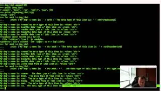 python tutorial 5 - lists part 3 and for loops