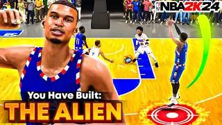 VICTOR WEMBANYAMA BUILD is A CHEAT CODE in NBA 2K24🔥