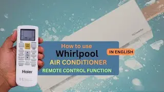 Haier Inverter AC Remote Control Demo | How to Use Haier AC Remote