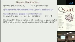 Umesh Vazirani- Quantum Hamiltonian Complexity: through the computational lens