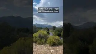 Another free river front Boondocking spot in Colorado.