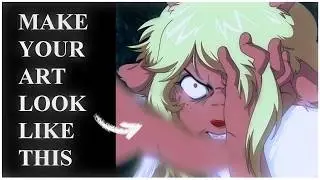 Retro anime/Evangelion inspired filter tutorial! (CSP and others)