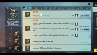 what is season 17 challange in pubg mobile HOW to get RP points in new season 17 Royal pass mission